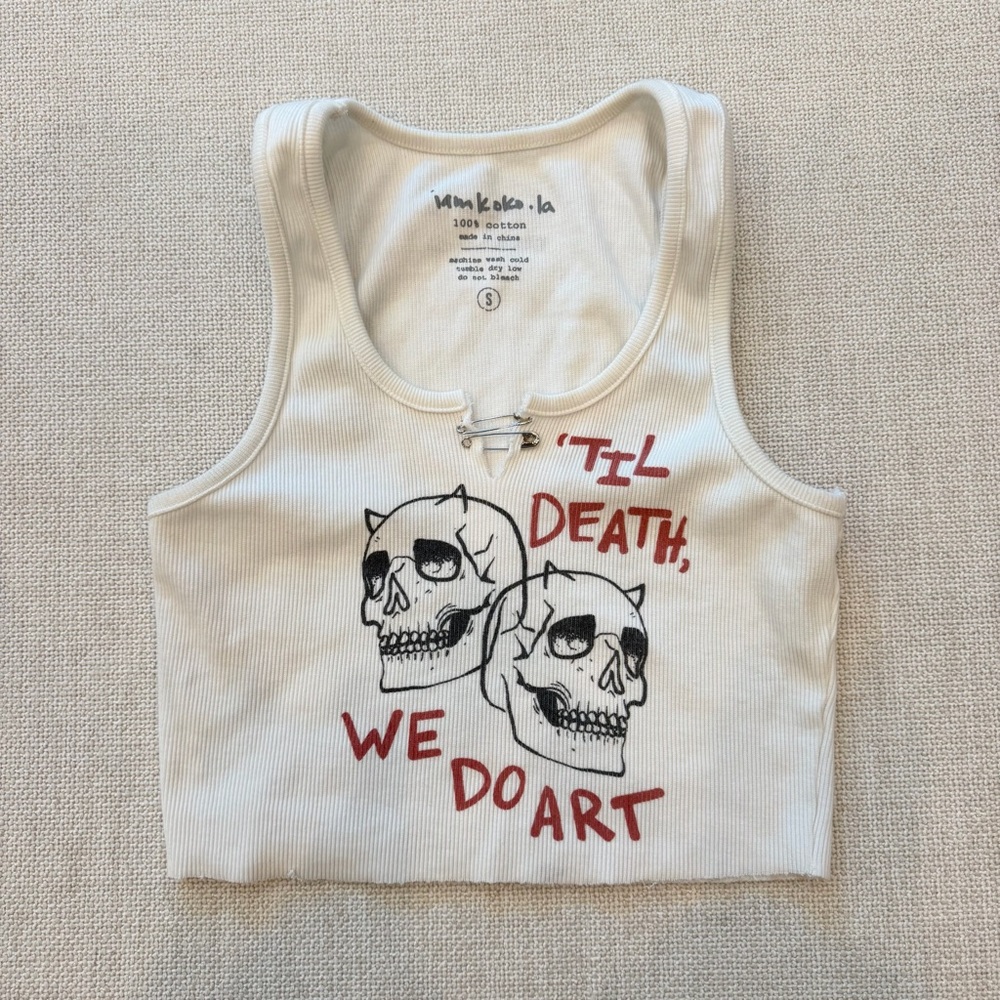 iamkoko.la x Nessa Barrett Till Death, We Do Art Graphic Tank